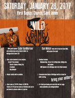 Wild game Dinner Flyer